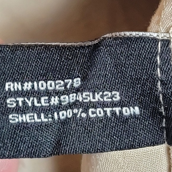 Last Kiss 100% Cotton Double Breasted Jacket Women's SZ L - Picture 7 of 9